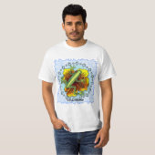 カエルフラワー Tシャツ (正面フル)