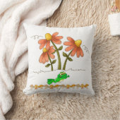 カエルフローラキノコ装飾用クッション クッション (ブランケット)