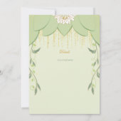 カエルプリンセスキンセアニェラおよびSweet sixteen招待状 招待状 (裏面)