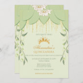 カエルプリンセスキンセアニェラおよびSweet sixteen招待状 招待状 (正面/裏面)