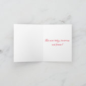 カエルプリンセスバレンティーンズデイカード ノートカード (内部)