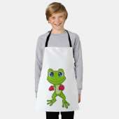 カエルボクシングボクサーボクシング手袋 エプロン (着用した状態)