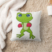 カエルボクシングボクサーボクシング手袋 クッション (ブランケット)