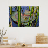 カエルポートレート ポスター (キッチン)