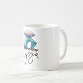 カエルヨガ コーヒーマグカップ (正面右)