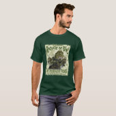 カエルリサイクルしますか、または死んで下さい Tシャツ (正面フル)