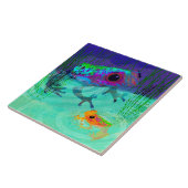 カエル三獣医 タイル (側面)