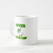 カエル与えの喉を詰まらせないこと コーヒーマグカップ (正面左)