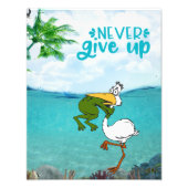 カエル与えの喉を詰まらせないこと フォトプリント            (正面)