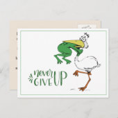 カエル与えの喉を詰まらせないこと ポストカード (正面/裏面)