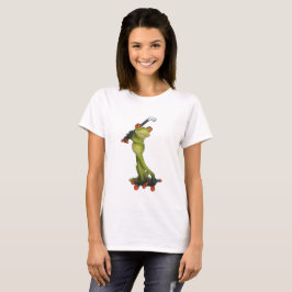 カエル人形ゴルファー Tシャツ