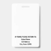 カエル先生幼稚園 バッジ (裏面)