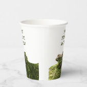 カエル写真パーソナライズされたパーティー 紙コップ (右)