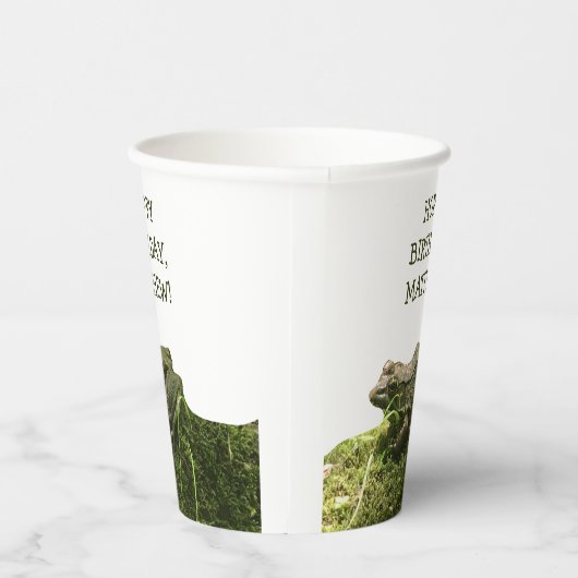 カエル写真パーソナライズされたパーティー 紙コップ (右)
