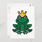 カエル冠 ポストカード (正面/裏面)