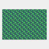 カエル動物の野生動物のパターン ラッピングペーパーシート (正面3)