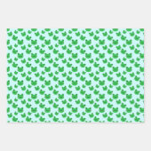 カエル動物の野生動物のパターン ラッピングペーパーシート (正面)