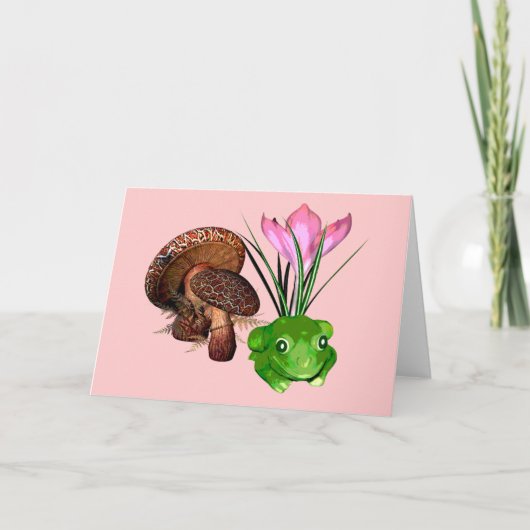 カエル及び腰掛 シーズンカード (正面)