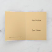 カエル反射グリーティングカード カード (内部)