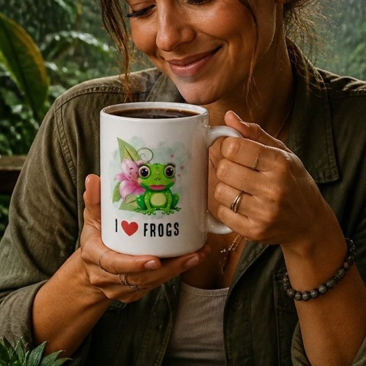 カエル好きのためのコーヒーマグ コーヒーマグカップ