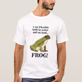 カエル好きのための面白いデザイン Tシャツ