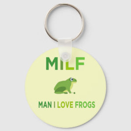 カエル好きの人 キーホルダー