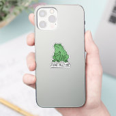 カエル嫌いじゃないけどヒキガエル派 シール (スマートフォン)