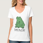 カエル嫌いじゃないけどヒキガエル派 Tシャツ (正面)