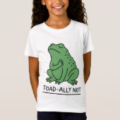 カエル嫌いじゃないけどヒキガエル派 Tシャツ (正面)