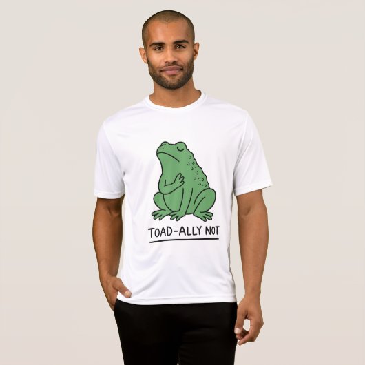 カエル嫌いじゃないけどヒキガエル派 Tシャツ (正面フル)