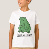 カエル嫌いじゃないけどヒキガエル派 Tシャツ (正面)