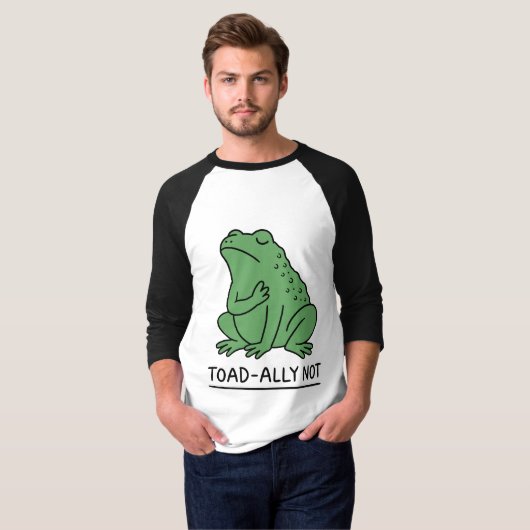 カエル嫌いじゃないけどヒキガエル派 Tシャツ (正面フル)