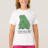 カエル嫌いじゃないけどヒキガエル派 Tシャツ (正面)