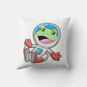 カエル宇宙飛行士の衣装宇宙 クッション (裏面)
