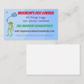 カエル害虫駆除ビジネスカード 名刺 (正面/裏面)