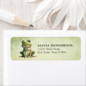 カエル差出人住所ラベル ラベル (インサイチュ)