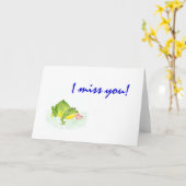 カエル恋しく思お前! カード (黄色い花)