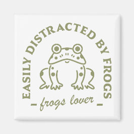 カエル恋人おもしろい引用文コテージコア美学 マグネット