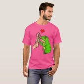 カエル恋人ガールズカエル Tシャツ (正面フル)
