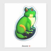 カエル愛好家ユナイト発見ステッカーユニークデザイン シール (シート)