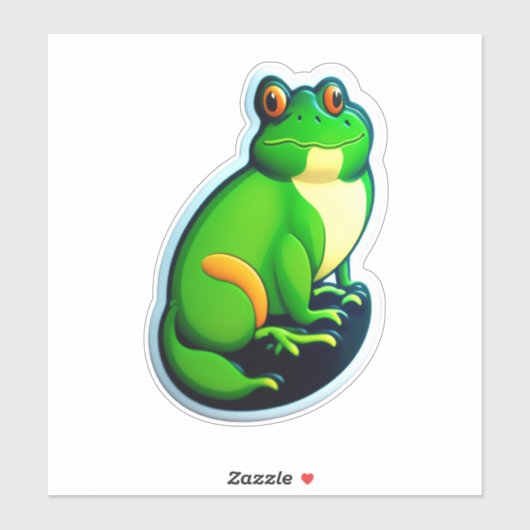 カエル愛好家ユナイト発見ステッカーユニークデザイン シール (シート)