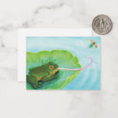 カエル捕りバグ ノートカード (正面/裏面インサイチュ)