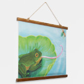 カエル捕りバグ 吊り下げ型タペストリー (傾斜あり)