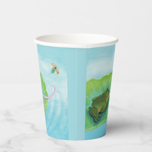 カエル捕りバグ 紙コップ (右)