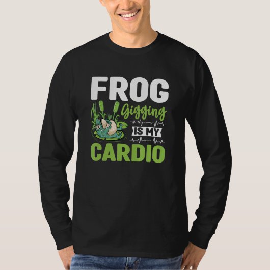 カエル捕獲カエルGigging 1 Tシャツ (正面)