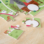 カエル救済のプリンスが城のゲームキッズにアクセス ジグソーパズル (側面)