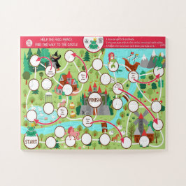 カエル救済のプリンスが城のゲームキッズにアクセス ジグソーパズル