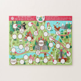 カエル救済のプリンスが城のゲームキッズにアクセス ジグソーパズル