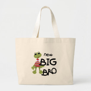 カエル新しく大きいBro ラージトートバッグ
