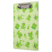 カエル柄、かわいいカエル、グリーンカエル、カエルの王子 クリップボード (左)